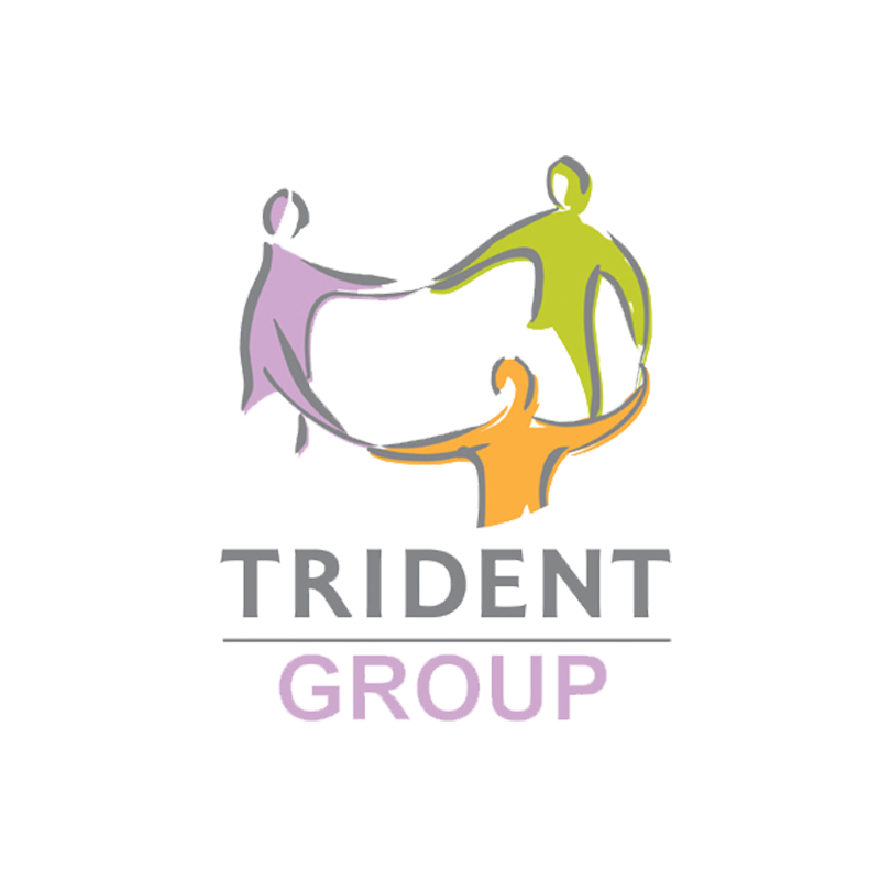 B Trident logo